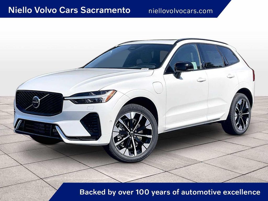 New 2026 Volvo XC60 Plug-In Hybrid Plus, T8 AWD Electric/Gasoline, Dark