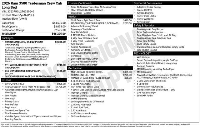 2026 RAM 3500 TRADESMAN photo 4