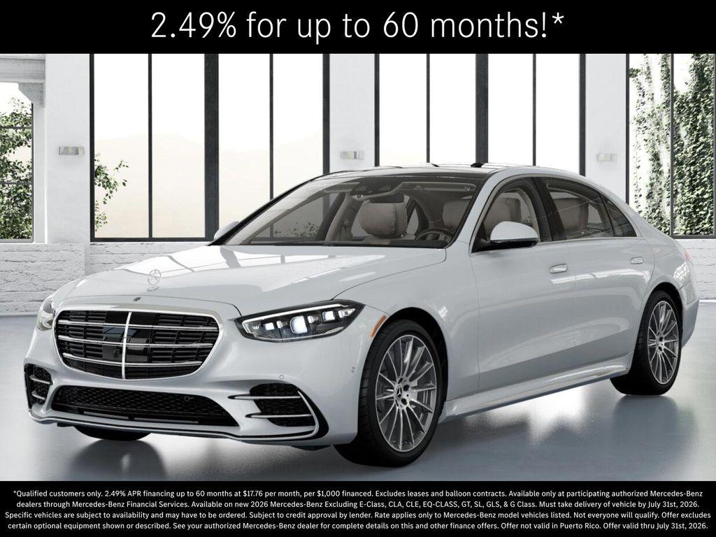 New 2026 Mercedes-Benz S-Class S 500 4MATIC