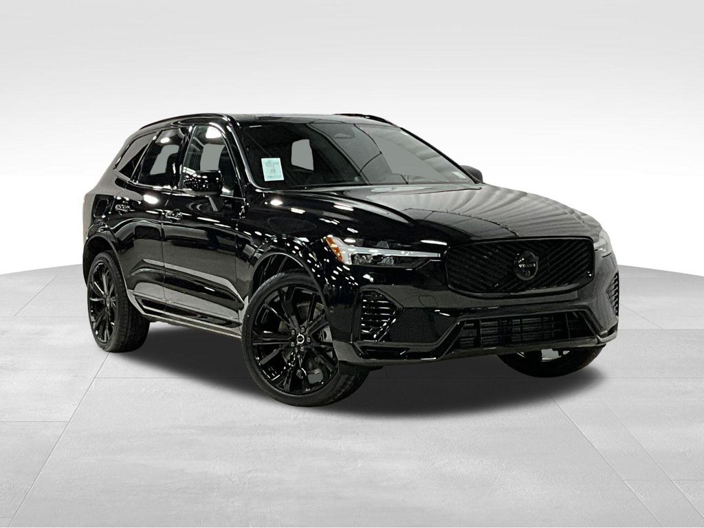 New 2026 Volvo XC60 Plug-In Hybrid Black Edition Ultra, T8 AWD Electric/Gasoline, Dark