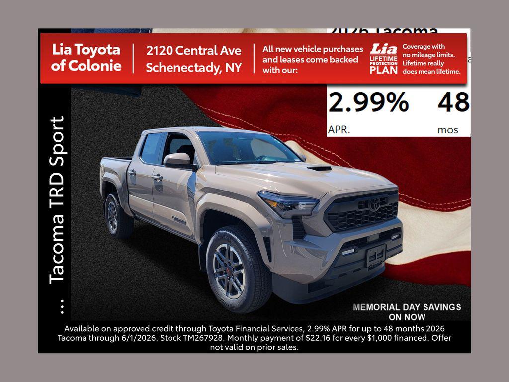 New 2026 Toyota Tacoma TRD Sport
