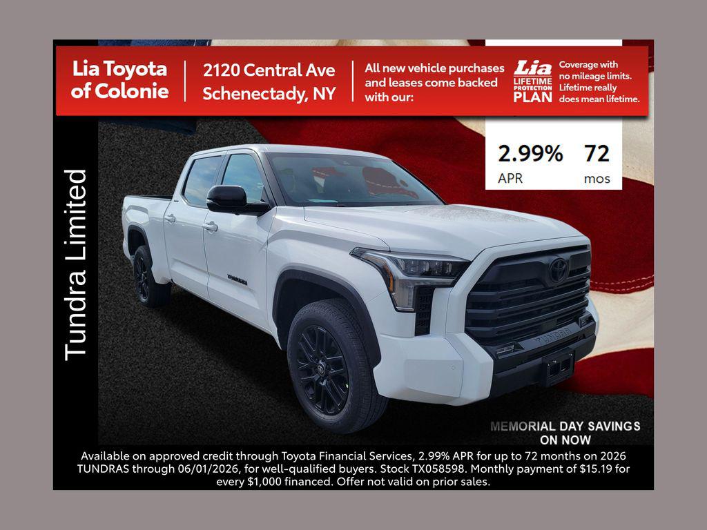 New 2026 Toyota Tundra Limited