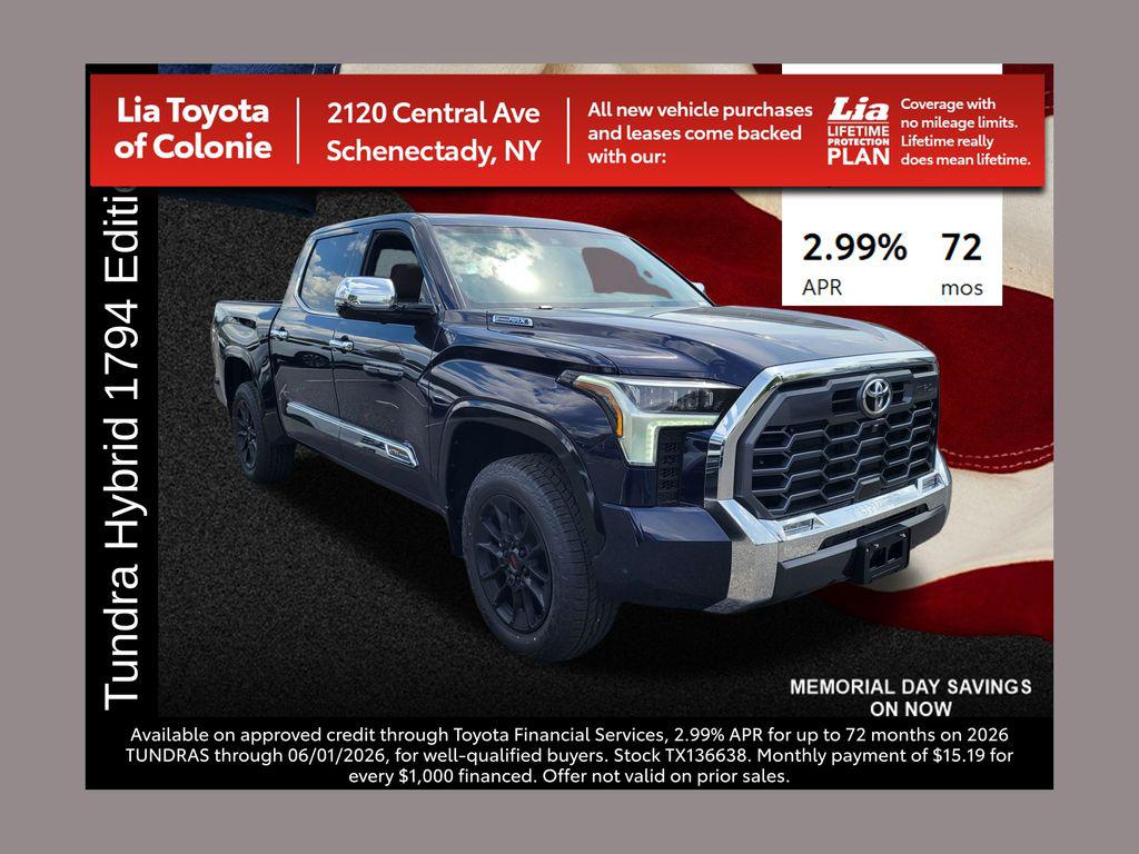 New 2026 Toyota Tundra Hybrid 1794 Edition