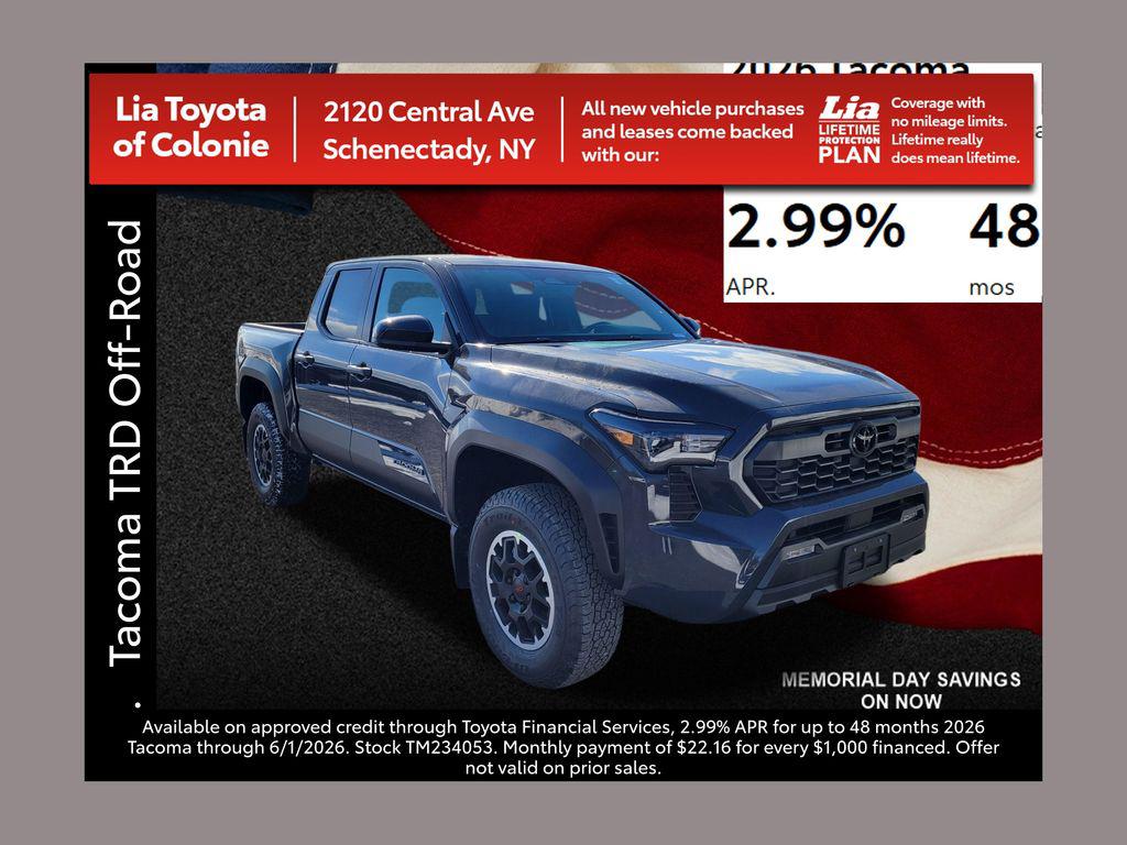New 2026 Toyota Tacoma TRD Off Road