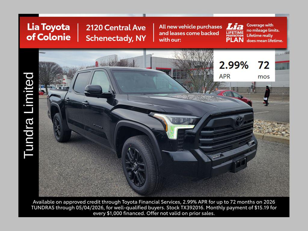 New 2026 Toyota Tundra Limited