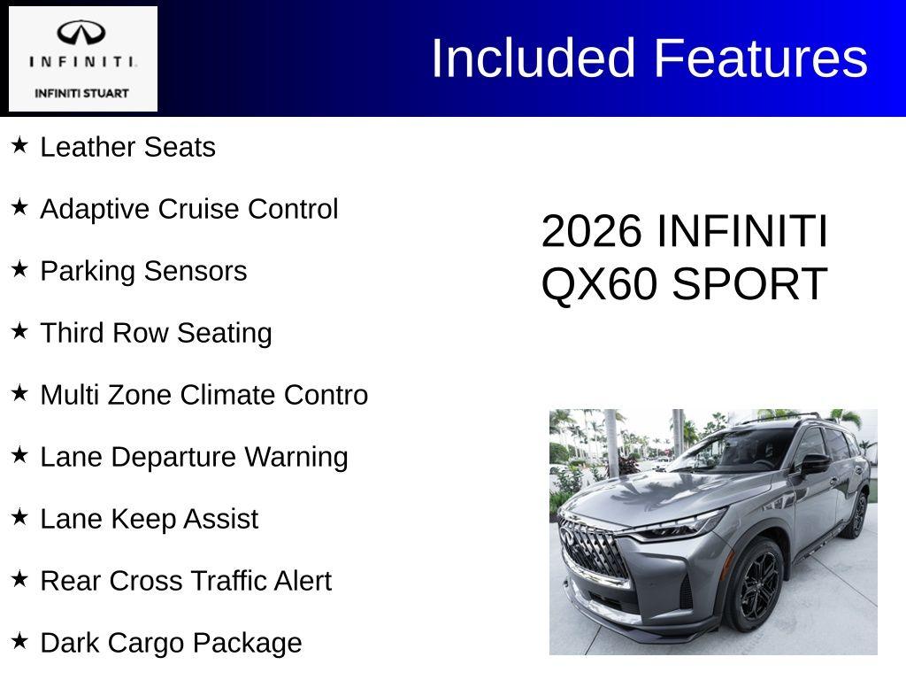 صورة 3 لـ 2026 Infiniti QX60 SPORT
