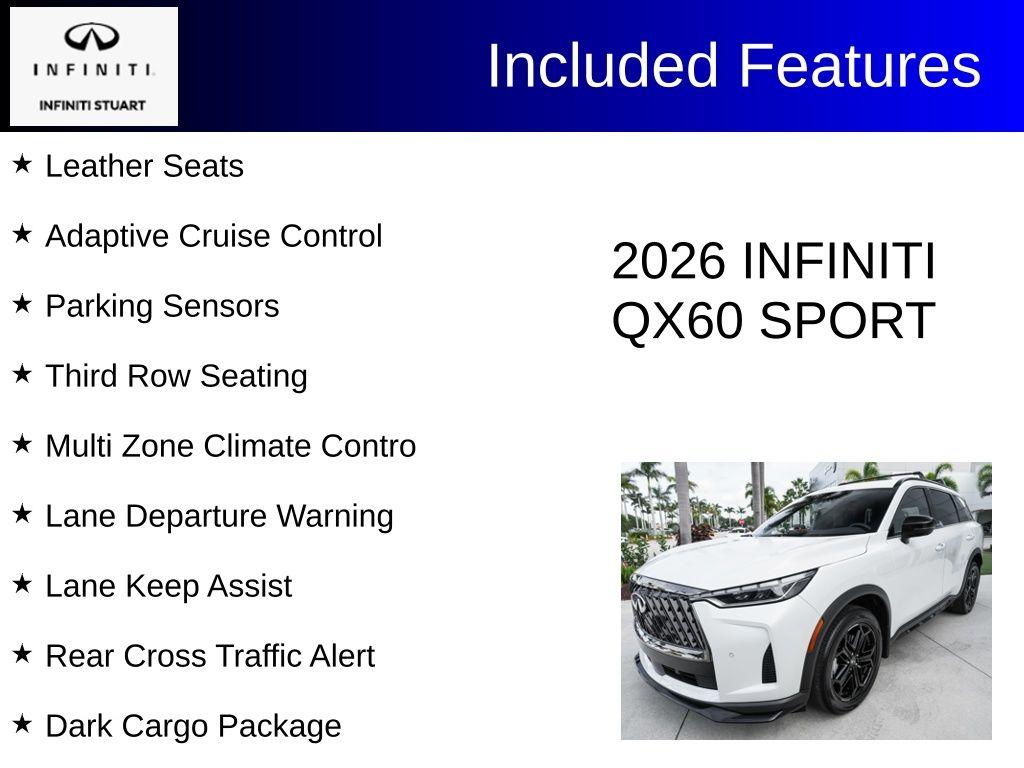 صورة 2 لـ 2026 Infiniti QX60 SPORT