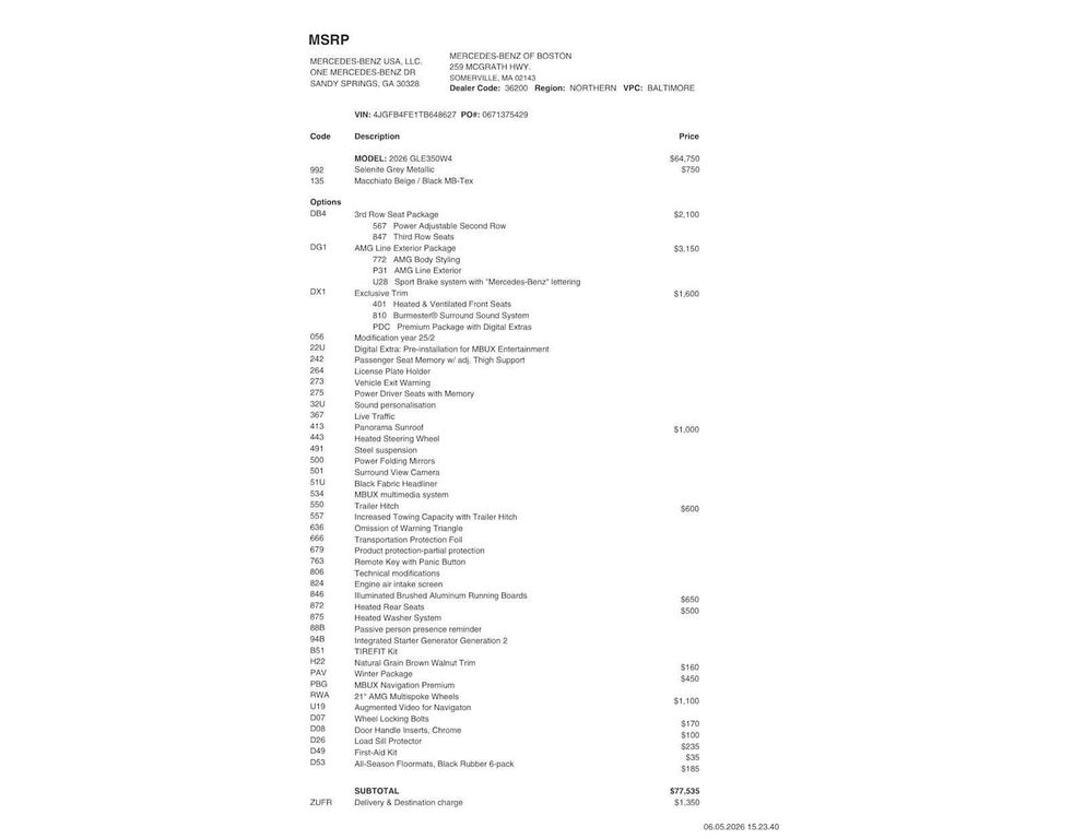 2026 Mercedes-BENZ GLE 照片 4