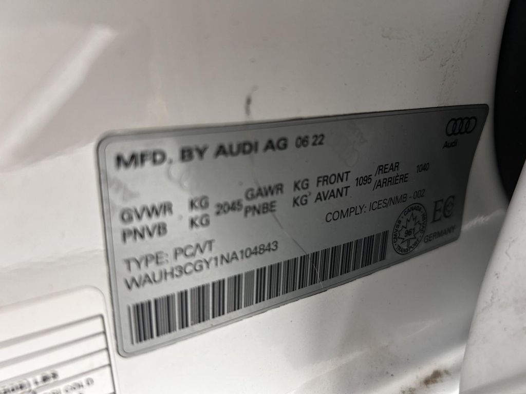 2022 AUDI S3 PREMIUM PLUS 缩略图 24