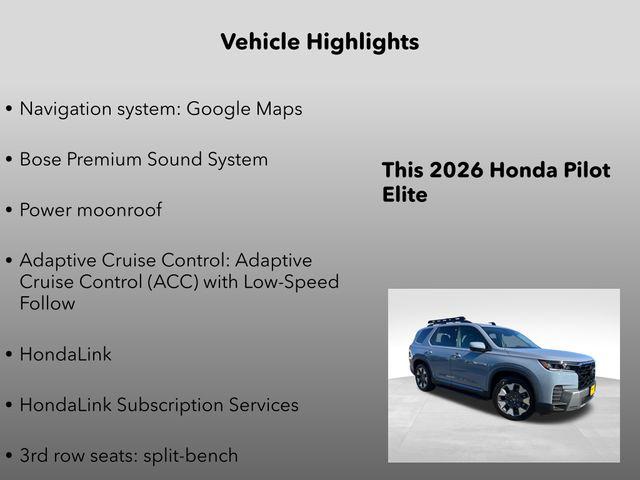 2026 Honda PILOT ELITE 照片 5