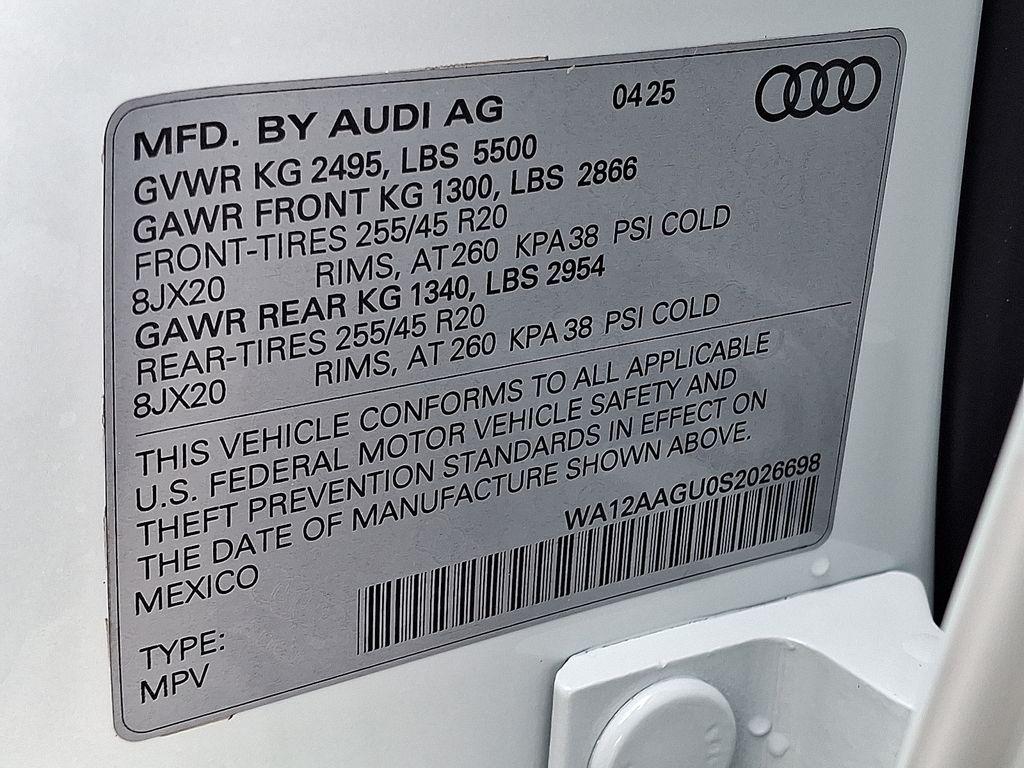2025 AUDI Q5 PREMIUM PLUS TFSI QUATTRO S TRONIC 缩略图 20