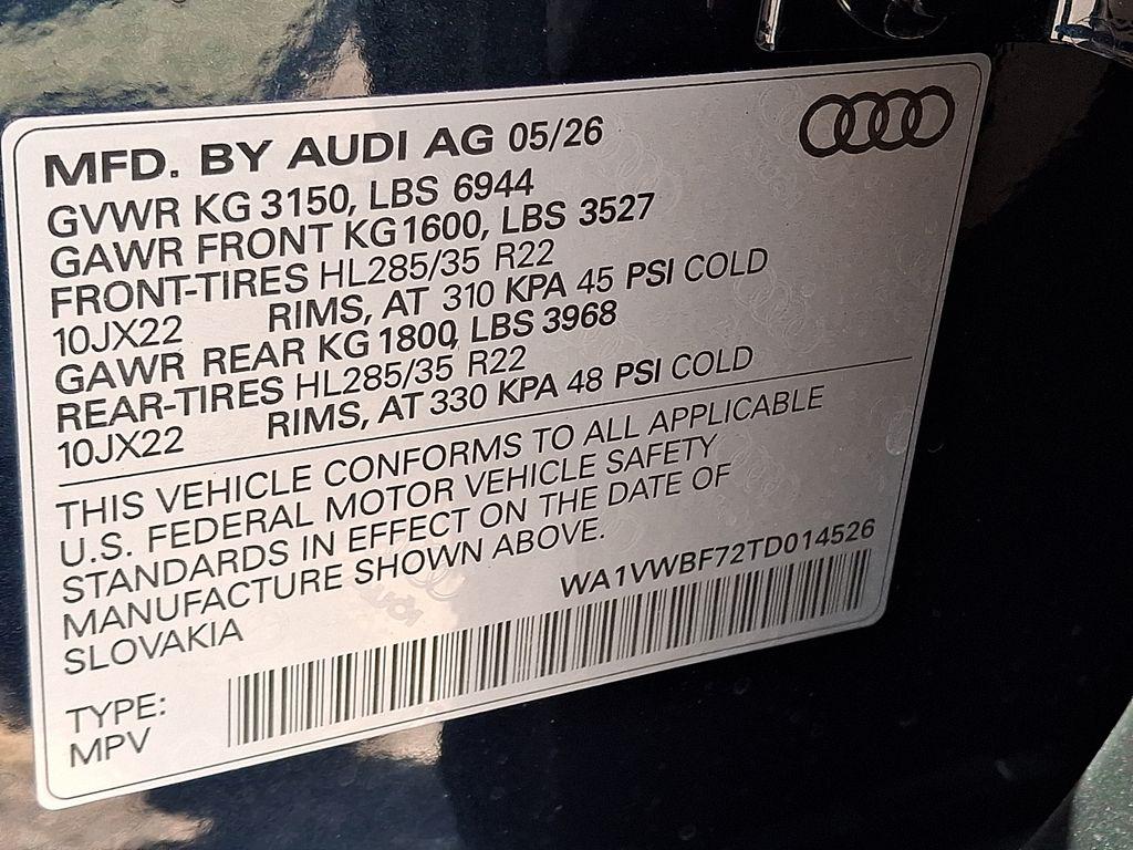 صورة مصغرة 22 لـ 2026 AUDI SQ7 4.0T PRESTIGE