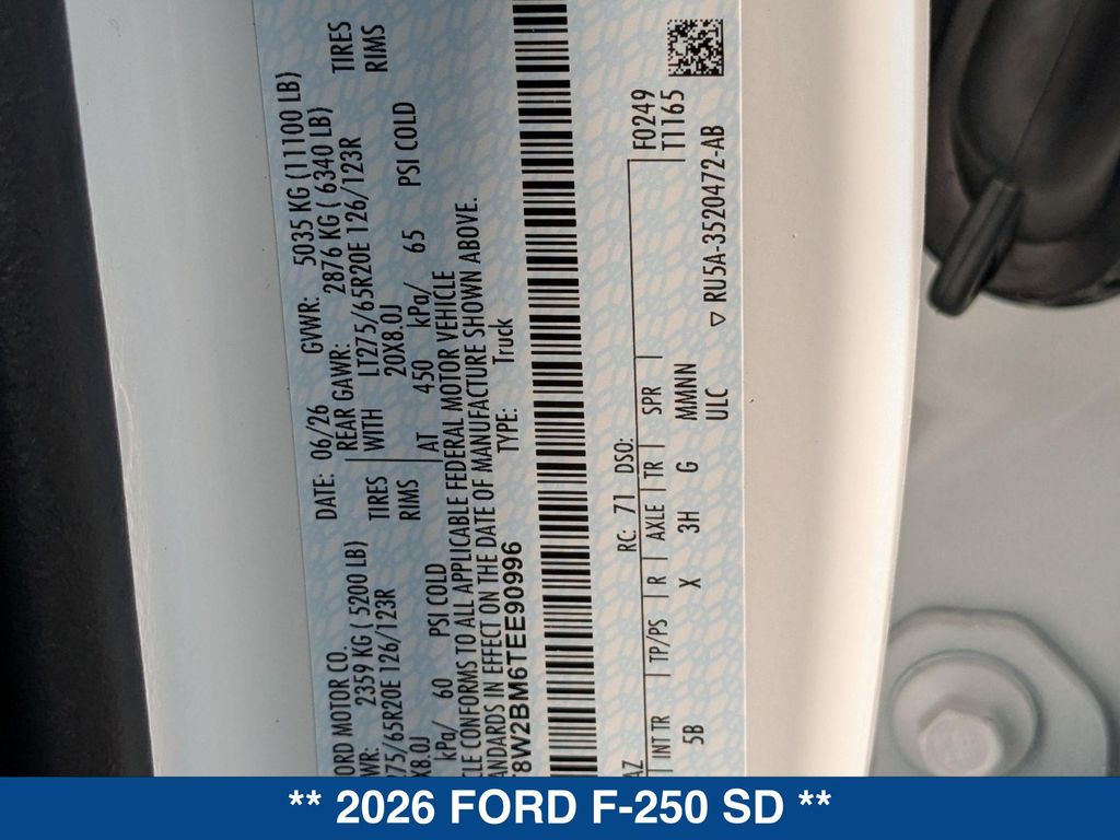 2026 FORD F-250 LARIAT 缩略图 20