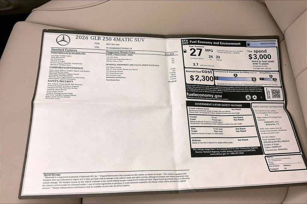2026 Mercedes-BENZ GLB 缩略图 13