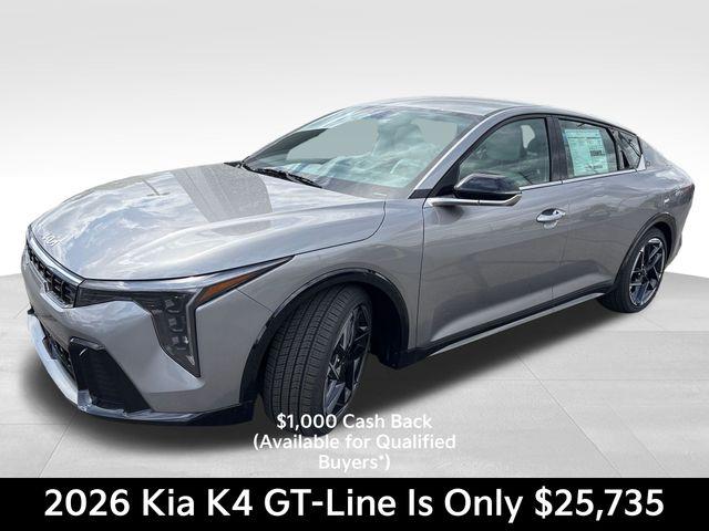 New 2026 Kia K4 GT-LINE