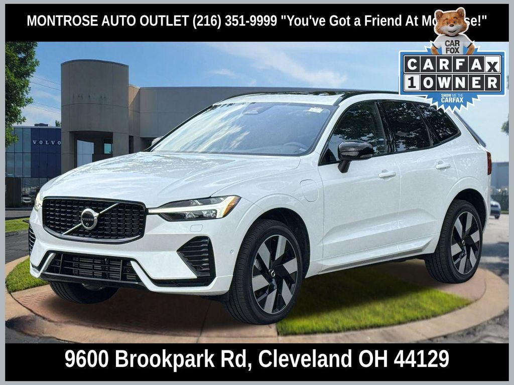 New 2025 Volvo XC60 Plug-In Hybrid Plus, T8 AWD Electric/Gasoline, Dark