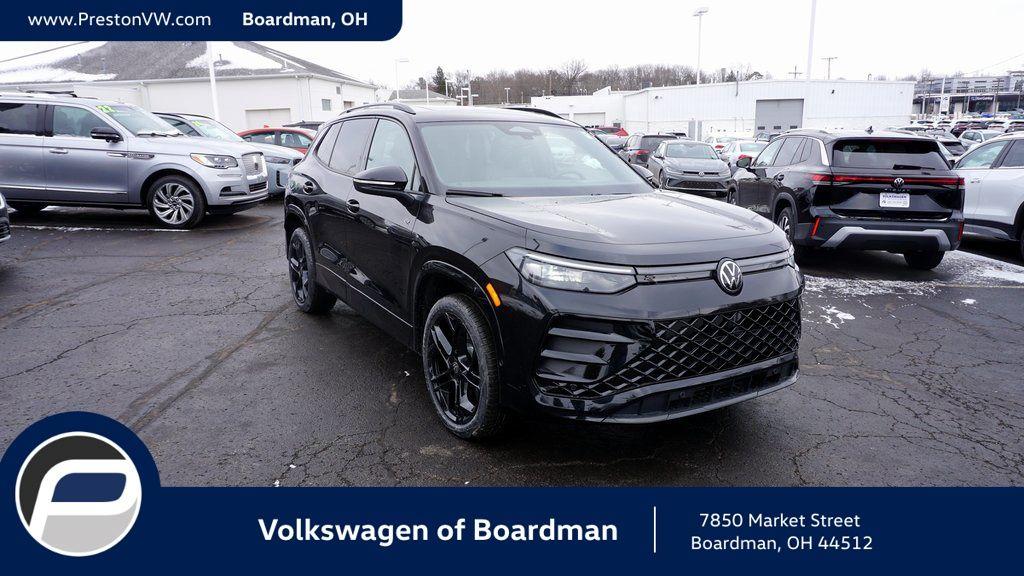 New 2026 Volkswagen Tiguan 2.0T SE R-Line Black