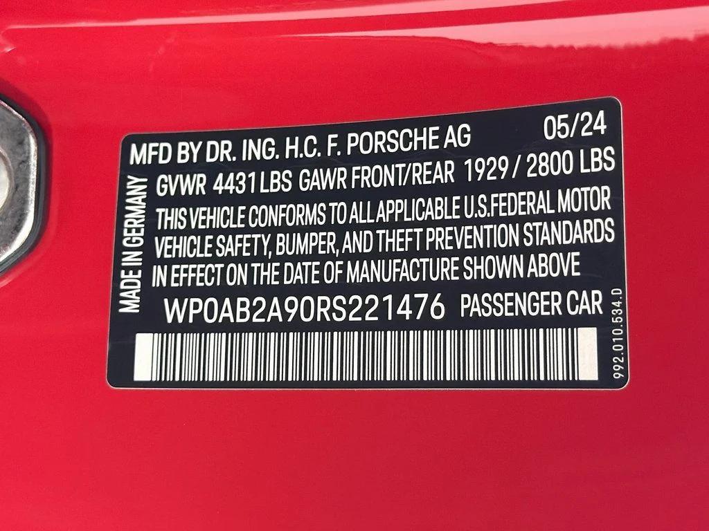 2024 Porsche 911 CARRERA 4S 缩略图 35