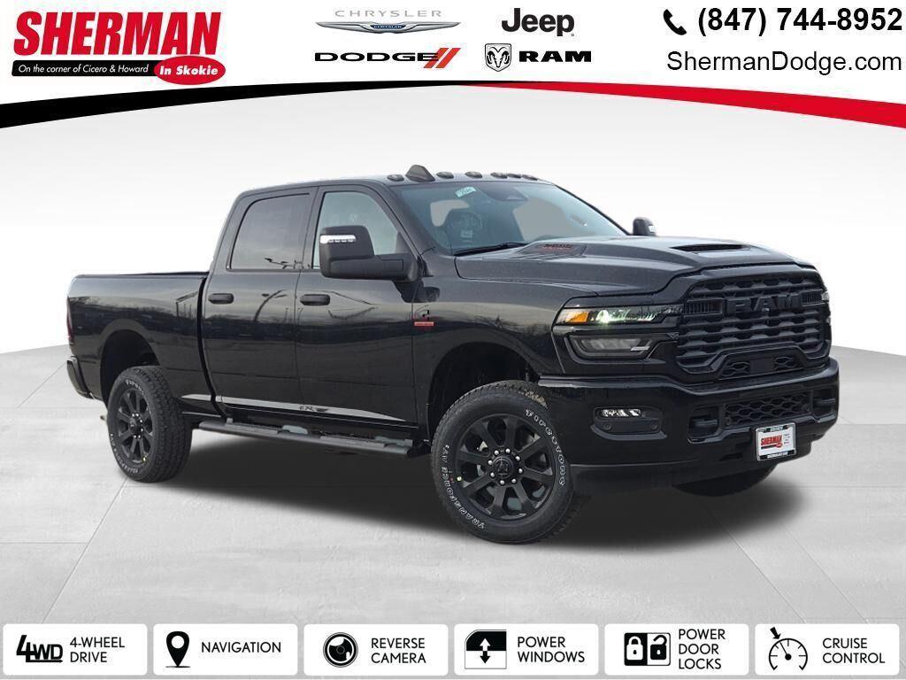 New 2026 RAM 2500 Black Express Crew Cab 4x4 6'4' Box