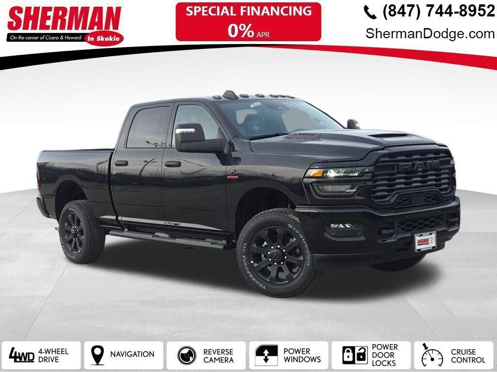 New 2026 RAM 2500 Black Express Crew Cab 4x4 6'4' Box