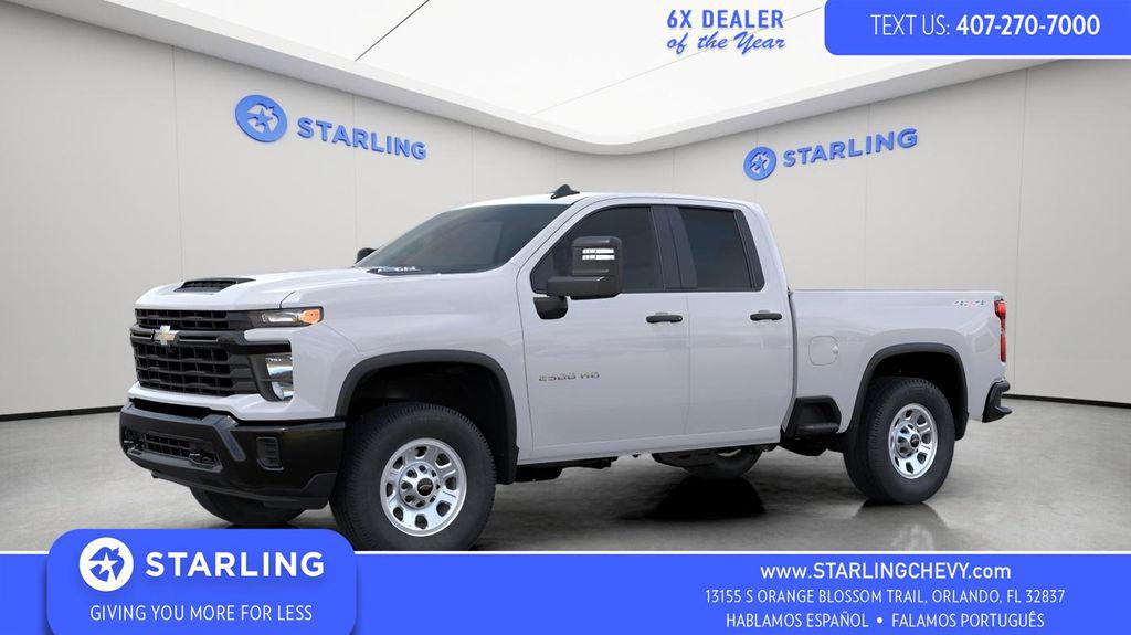 New 2026 Chevrolet Silverado 2500 Double Cab, Standard Bed, WT, 4WD