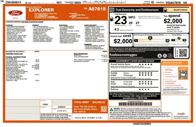 New 2027 Ford Explorer ST-Line