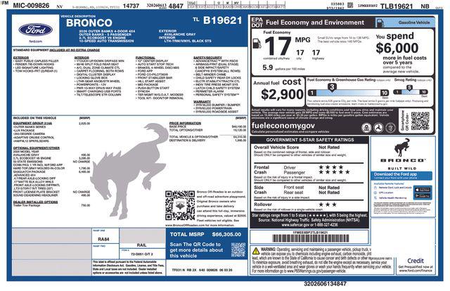 New 2026 Ford Bronco Outer Banks