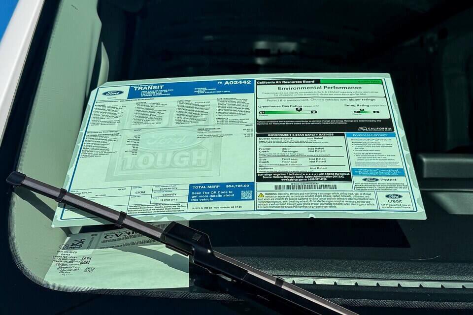 2026 FORD TRANSIT-250 148 WB MEDIUM ROOF CARGO 照片 9
