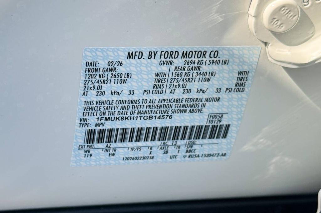 2026 FORD EXPLORER ST-LINE 缩略图 27