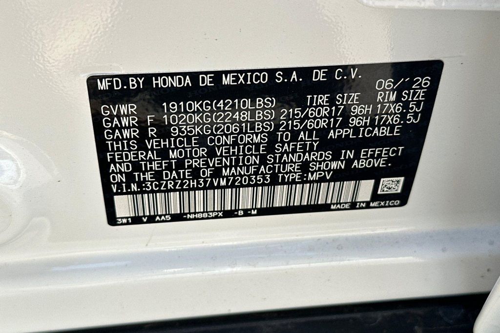 2027 Honda HR-V LX — миниатюра 31