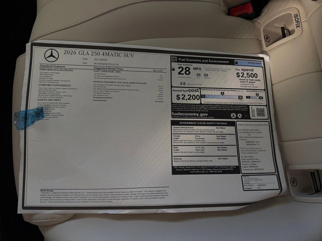 2026 Mercedes-BENZ GLA — миниатюра 19