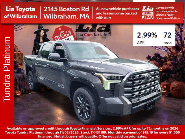 New 2026 Toyota Tundra Platinum