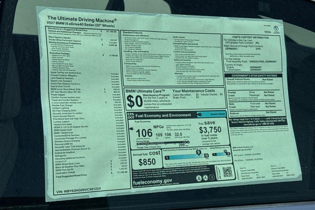 2027 BMW I5 EDRIVE40 thumbnail 29