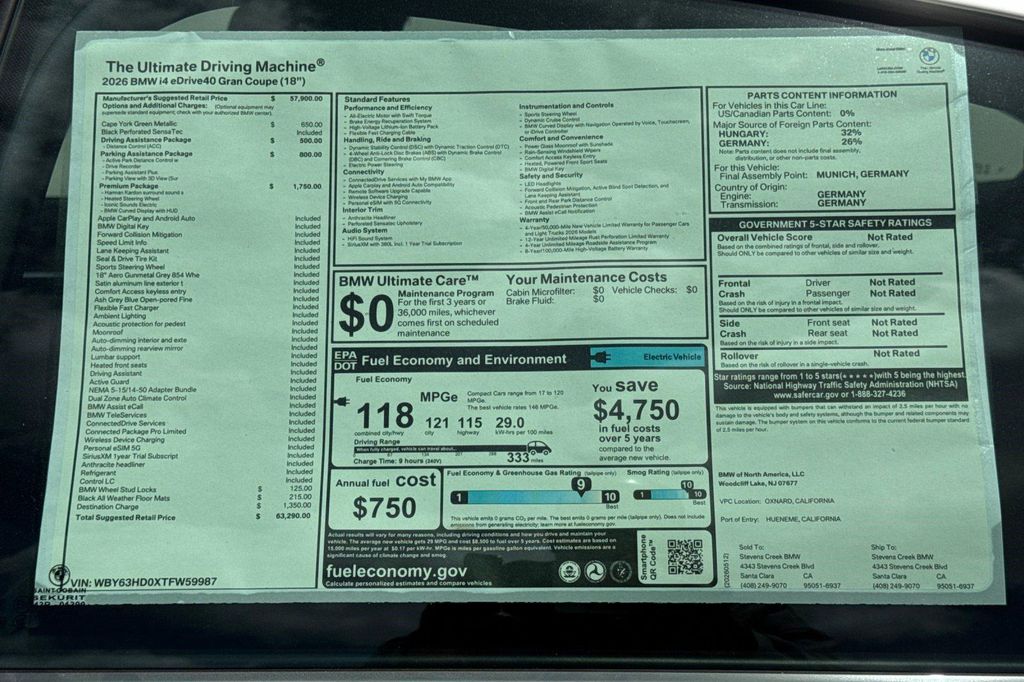 2026 BMW I4 GRAN COUPE EDRIVE40 thumbnail 29
