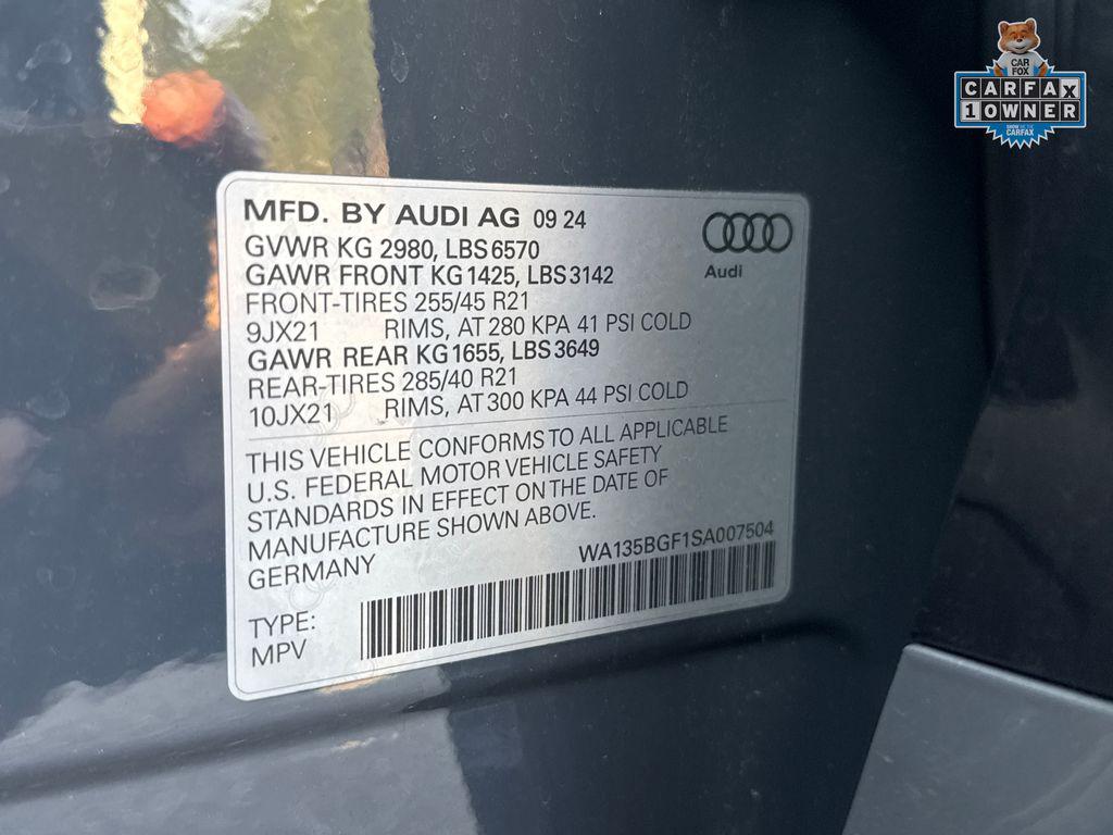 2025 AUDI SQ6 E-TRON PRESTIGE — фото 35