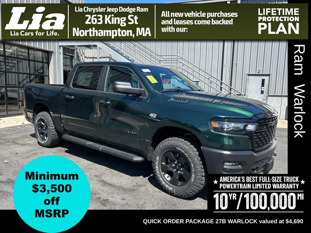 New 2026 RAM 1500 Warlock Crew Cab 4x4 5'7' Box