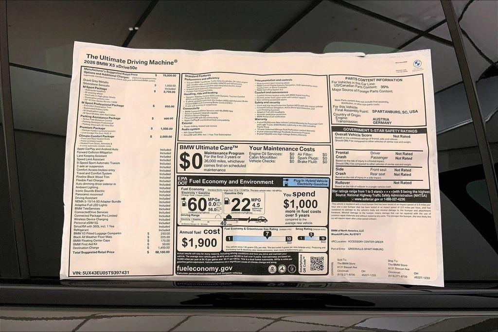 2026 BMW X5 PHEV XDRIVE50E 缩略图 12
