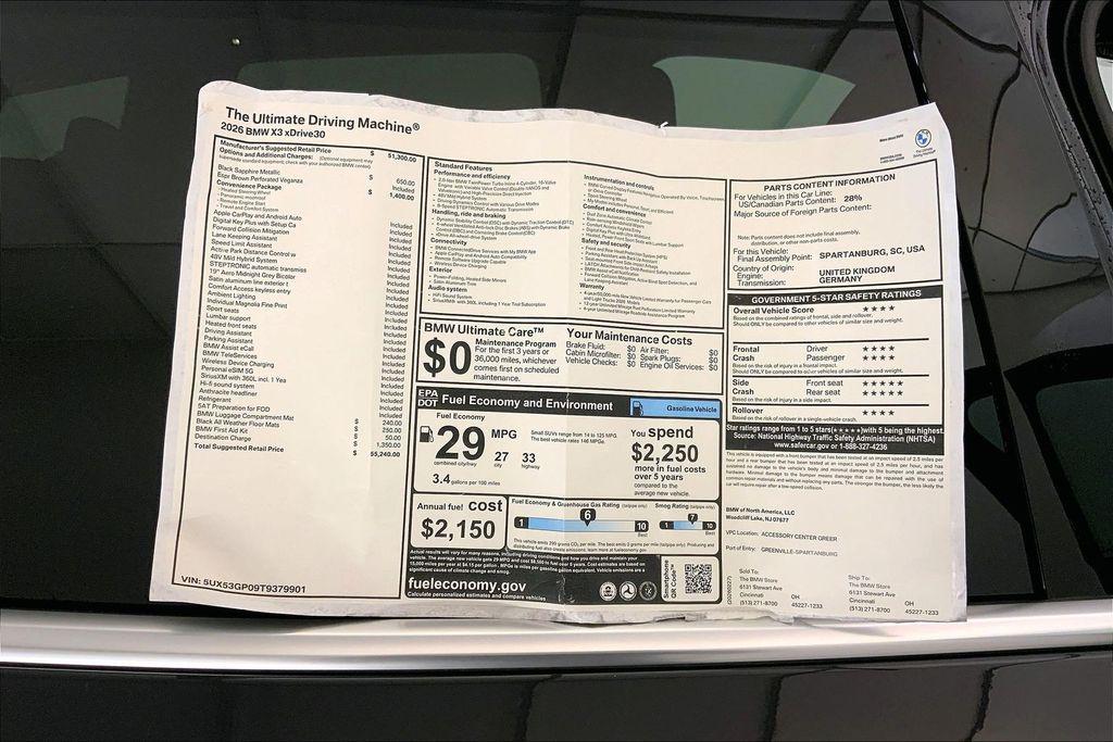 2026 BMW X3 30 XDRIVE 缩略图 12