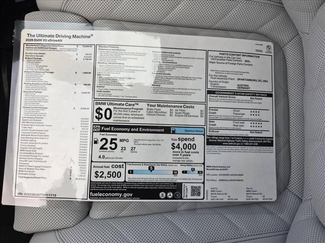 2026 BMW X5 XDRIVE40I — миниатюра 18