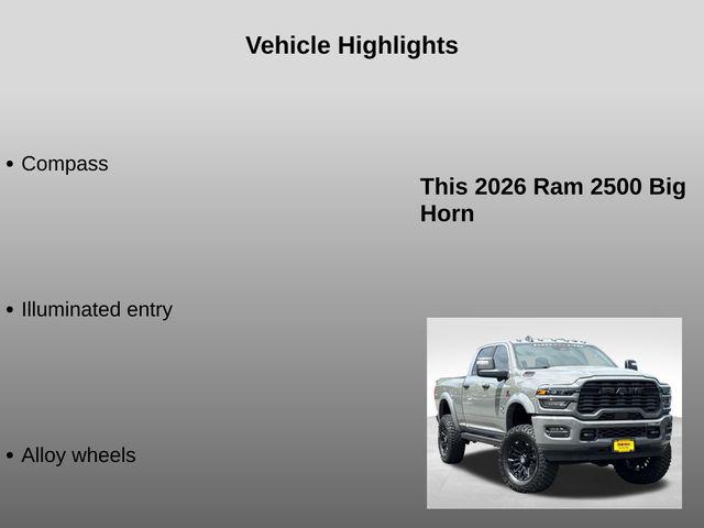2026 RAM 2500 BIG HORN CREW CAB 4X4 6'4' BOX — фото 10