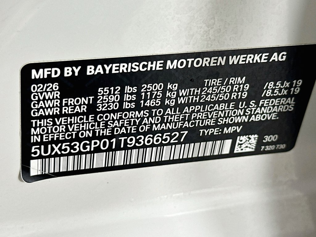 2026 BMW X3 30 XDRIVE SPORTS ACTIVITY VEHICLE — миниатюра 27