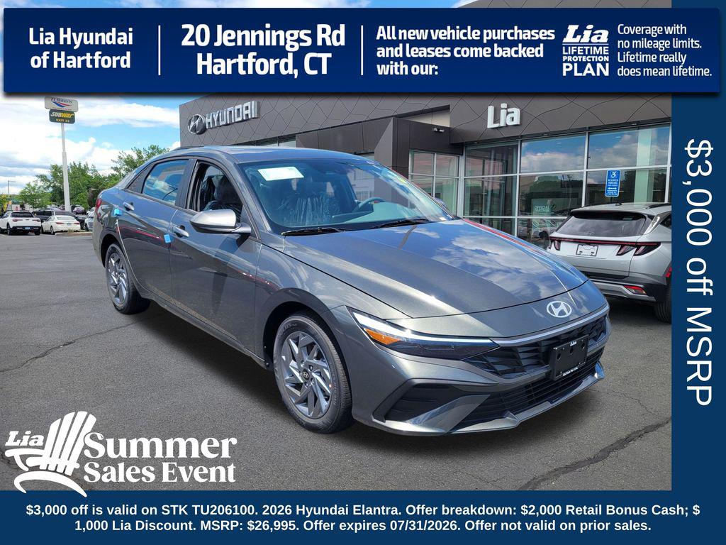 New 2026 Hyundai ELANTRA HEV Blue