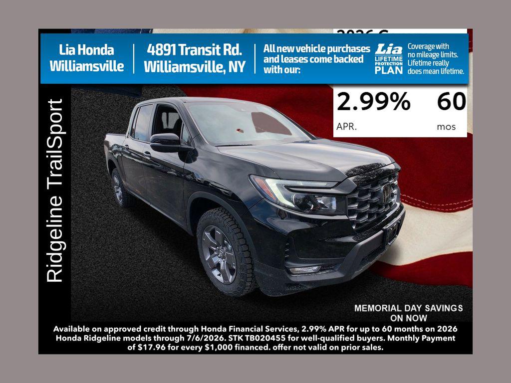 New 2026 Honda Ridgeline TrailSport