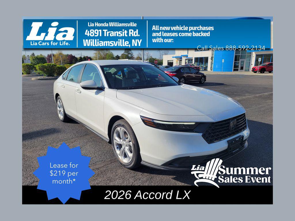 New 2026 Honda Accord LX 1.5T