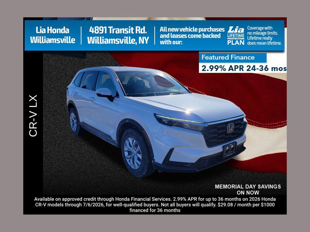 New 2026 Honda CR-V LX AWD