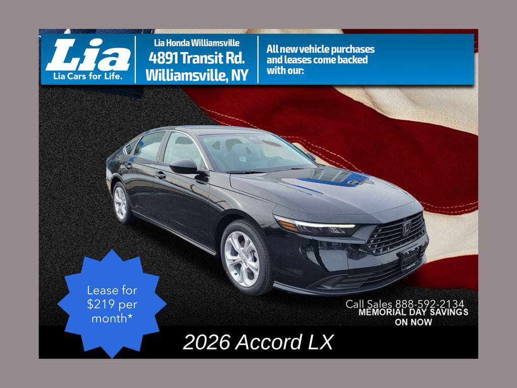 New 2026 Honda Accord LX 1.5T