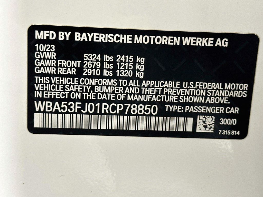 2024 BMW 530 530I XDRIVE — миниатюра 36