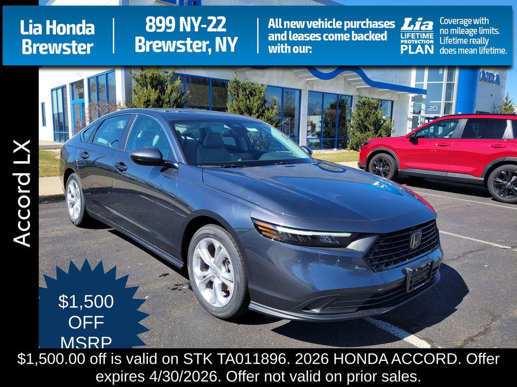 New 2026 Honda Accord LX 1.5T