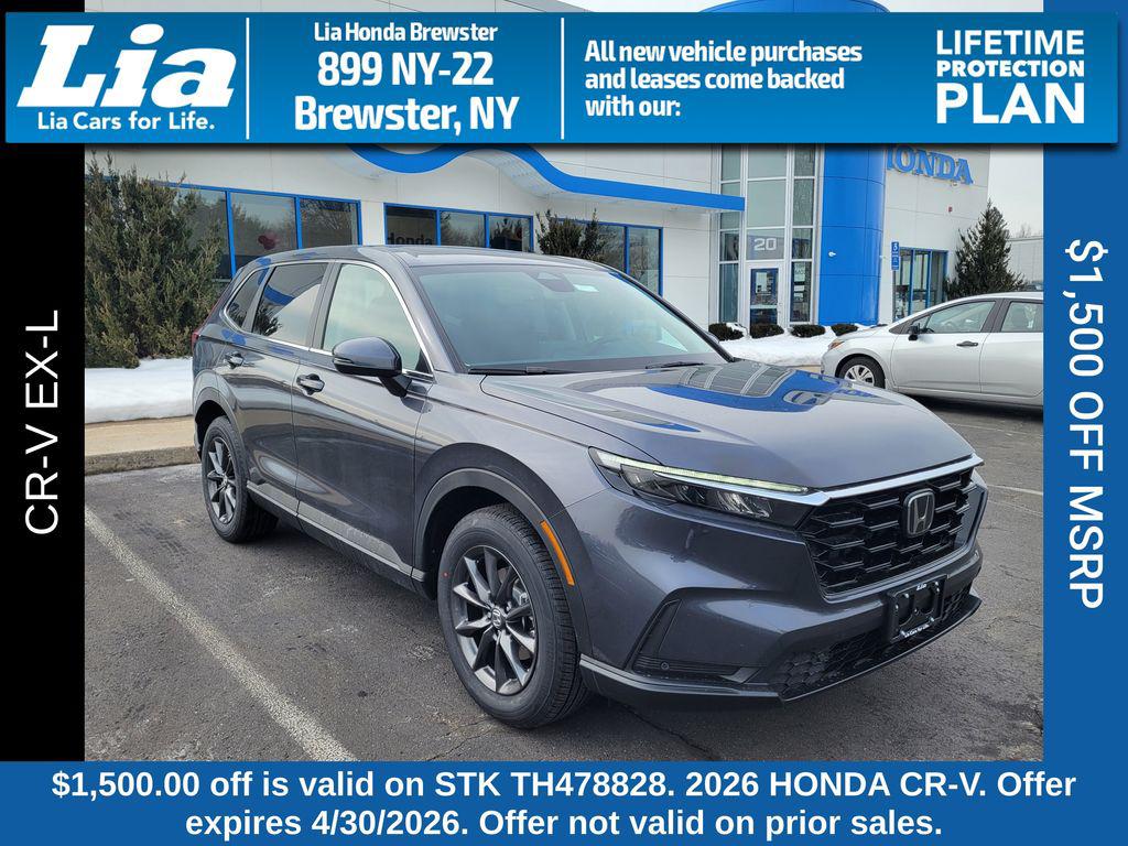 New 2026 Honda CR-V EX-L AWD
