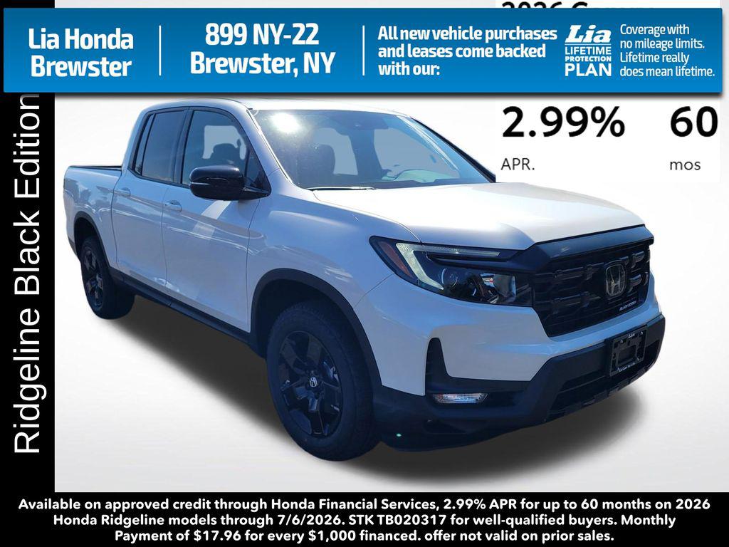New 2026 Honda Ridgeline Black